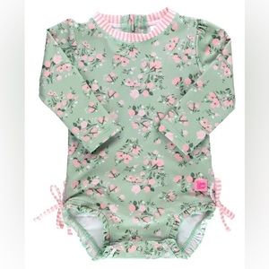 Rufflebutts tea garden one piece 0-3 months